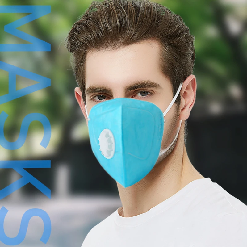 

Head Respirator 5pcs/Set Anti-Pollution Breathable Riding Mask Breathing Valve Gas Filter Anti-Dust Mask Industry