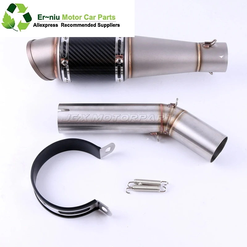 

For SUZUKI GSXR600 GSXR750 k6 2006 slip-on Motorcycle Exhaust contact middle pipe + muffler full system slip on