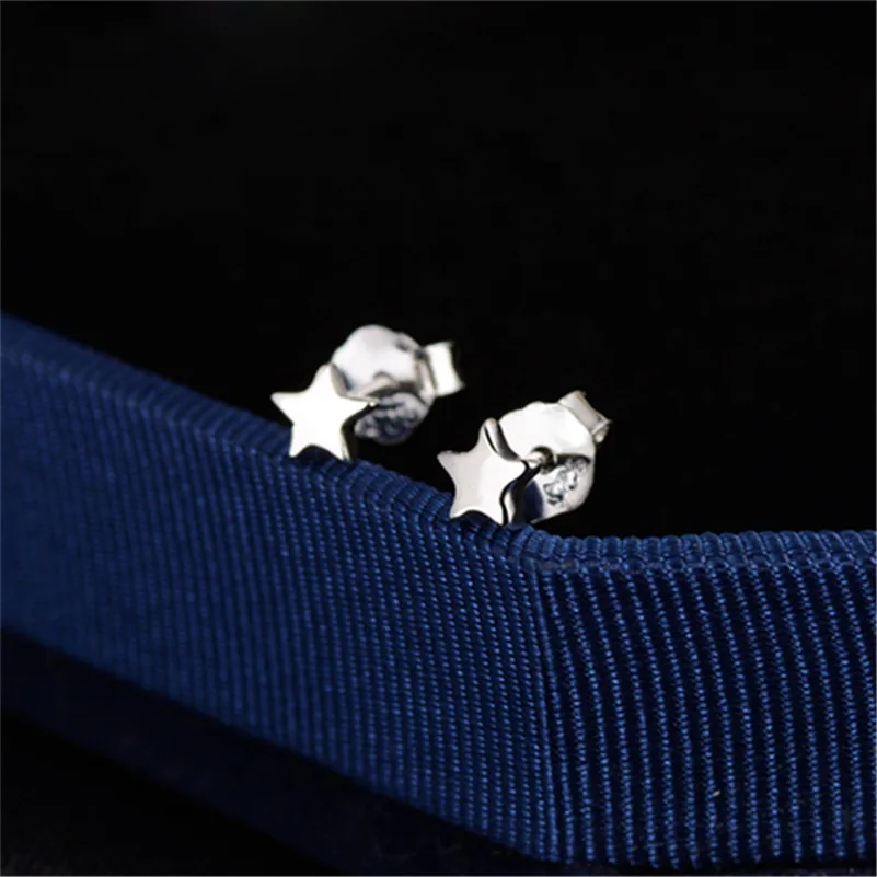 Женские серьги гвоздики из серебра 925 пробы с подвеской|stud earrings|star stud earringsstud earrings