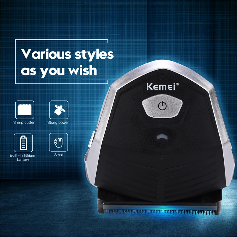 

Kemei KM-6032 Professional Hair Clipper Shaver Rechargeable Compact Electric Trimmer Waterproof Pro-self Hair Cutting Machine35