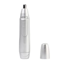 Portable Electric Nose Hair Trimmer Nose Clipper Battery Powered Razor Ear Hair Removal Face Care Shaving Razor For Men Women