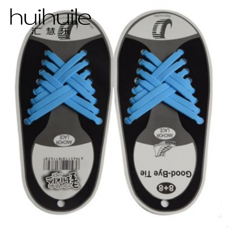 

No Tie Shoelaces Waterproof Silicon Flat Elastic Running Shoe Laces With Multicolor For Kids Elastic Shoe Laces Free Shipping