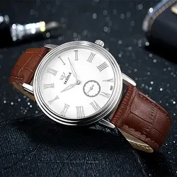 YAZOLE 2018 Для мужчин часы ультра-тонкий Топ Роскошные Брендовые мужские часы Мода кварцевые часы Бизнес Для мужчин s наручные часы relogio Masculino