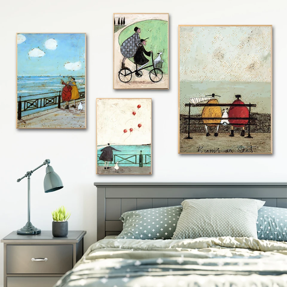 Happy-Family-Abstract-Love-Canvas-Painting-Vintage-Posters-Prints-Scandinavian-Nordic-Wall-Art-Pictures-for-Bedroom (1)