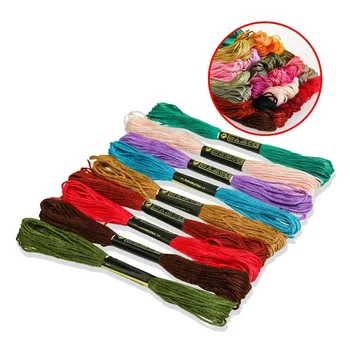 

Portable Embroidery Thread 100 Color Cross Stitch Line Embroidery Thread Cross Stitch Wiring Manual DIY Color Embroidery Thread