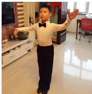

boy children latin child shirts white kids modern mens ballroom shirts dancing clothes dance costumes for boys tango dancing