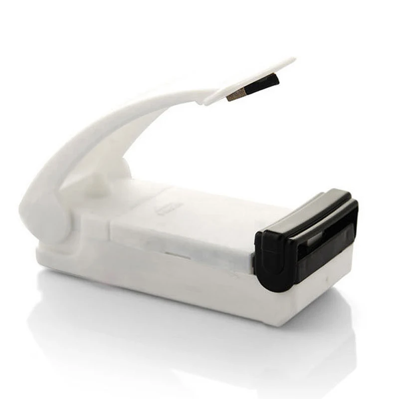 MOKILY 1 PC Portable Mini Sealer Multifunction White Bag Clips Handheld