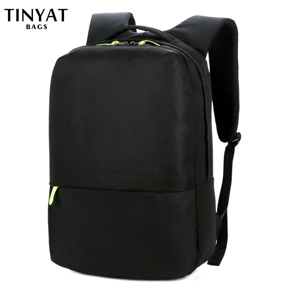 Скидка TINYAT, мужской школьный рюкзак для подростков, 15 дюймов, мужской рюкзак для ноутбука, женский рюкзак для путешествий, рюкзак для студентов, вод...