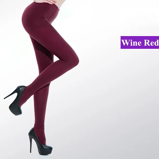 Collants opaques sans couture pour femmes, bas en nylon, optique à pieds, collants chauds, noir, 120D, hiver, printemps, automne