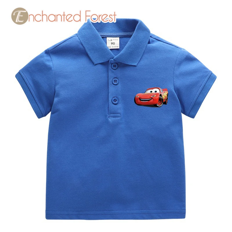 

Boys T-shirt Kids Summer New Boy Fashion Cartoon Embroidered Badge T-Shirt Girl Cotton Short Sleeve T-Shirt Kids Top