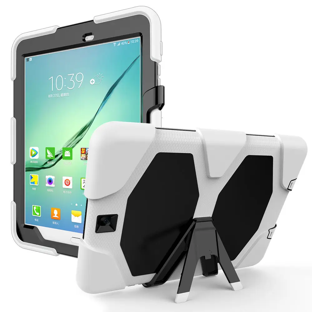 Броня чехол для Samsung Galaxy Tab S2 9,7 чехол T815 T810 T813N T819N Kickstand планшет ударопрочный тяжелых с подставкой Shell
