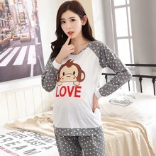 Maternity Pajama Breast Feeding Nightwear Nursing Pajamas Set Maternity Nursing Sleepwear Pregnancy Nursing Breastfeeding Pyjama