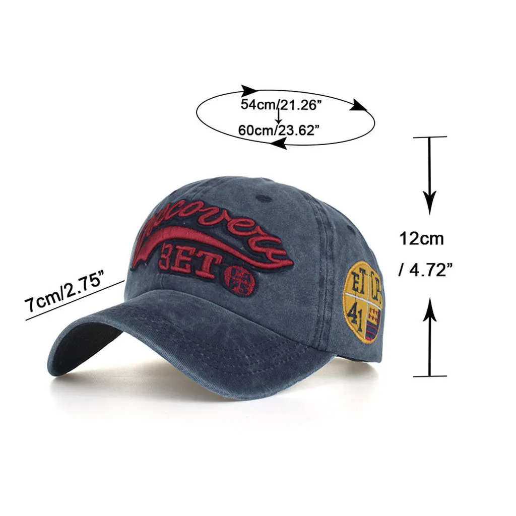 Летняя Бейсболка унисекс; хлопковая шляпа с эффектом потертости; спортивная бейсболка с надписью; Повседневная кепка; czapka z daszkiem