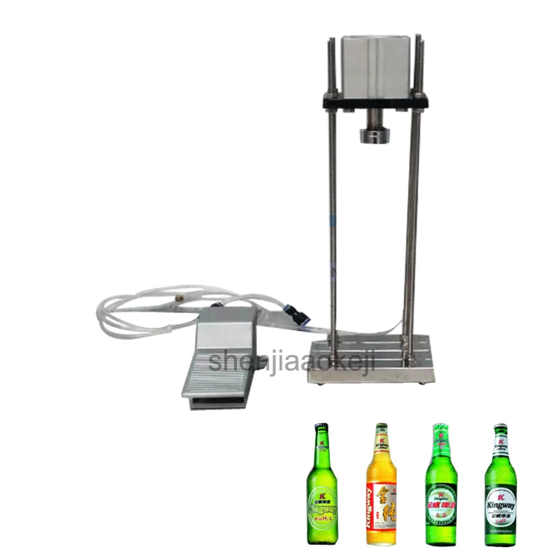 Commercial Pneumatic beer capping machine Household Beer Bottle Capper manual Capping Machine Semi-automatic Cap sealing machine Commercial Pneumatic beer capping machine Household Beer Bottle Capper manual Capping Machine Semi-automatic Cap sealing machine