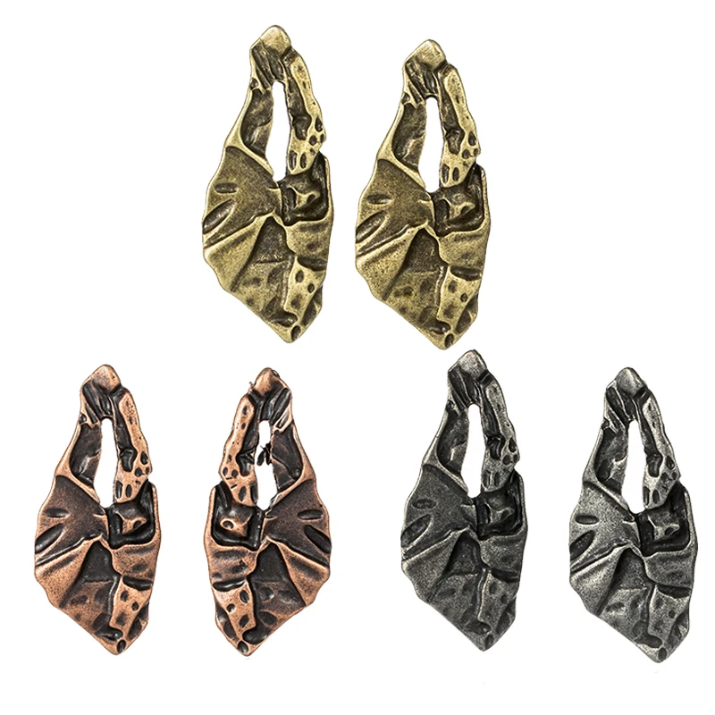 

Charms Punk Golden Dangle Long Women's earrings Stone shape Long Drop Earrings for women Jewelry 2018 New Arrivals