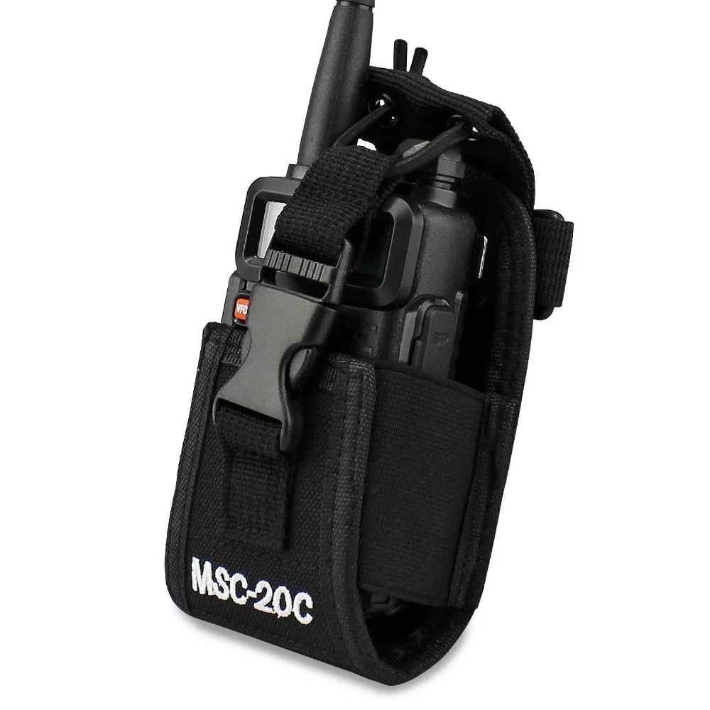 Abbree MSC 20C Multi Function Two Way Radio Holder Holster Carry Case For Yaesu Motorola