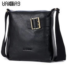 UniCalling мужские кожаные сумки через плечо из натуральной кожи Мужская Повседневная модная сумка через плечо