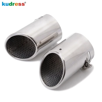 

Car Exhaust Trim For Volkswagen Tiguan 2009 2010 2011 2012 2013 2014 Steel Auto Exhaust Pipe Muffler Tip Noise Dropped 2pcs