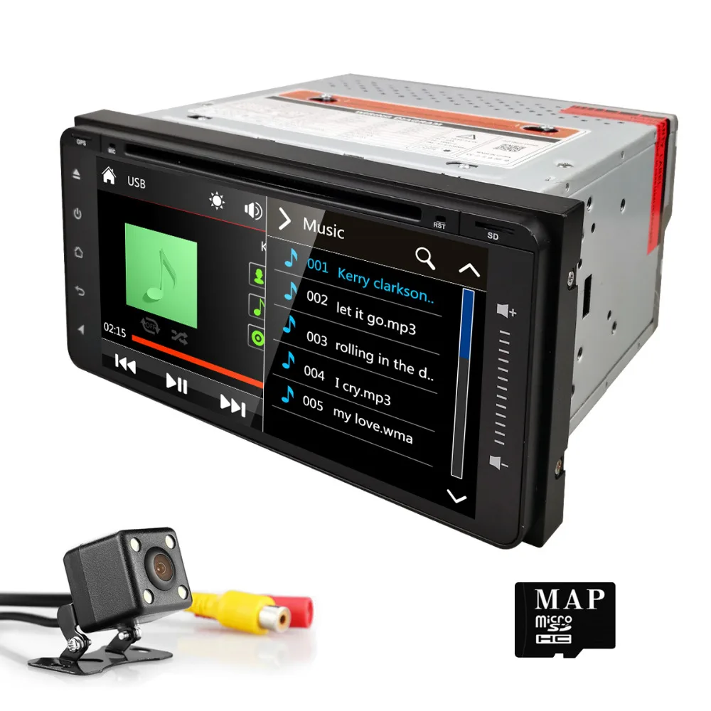 

Hizpo 2Din Car GPS RADIO Player For TOYOTA CORALLA 2000/2001/2002/2003/2004/2005/2006 VIOS2003-2010 HILUX 2001-2011 TOUCH SCREEN