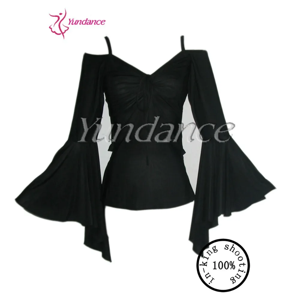 

T-86 Sexy Black Dance Top Fancy Dresses In China