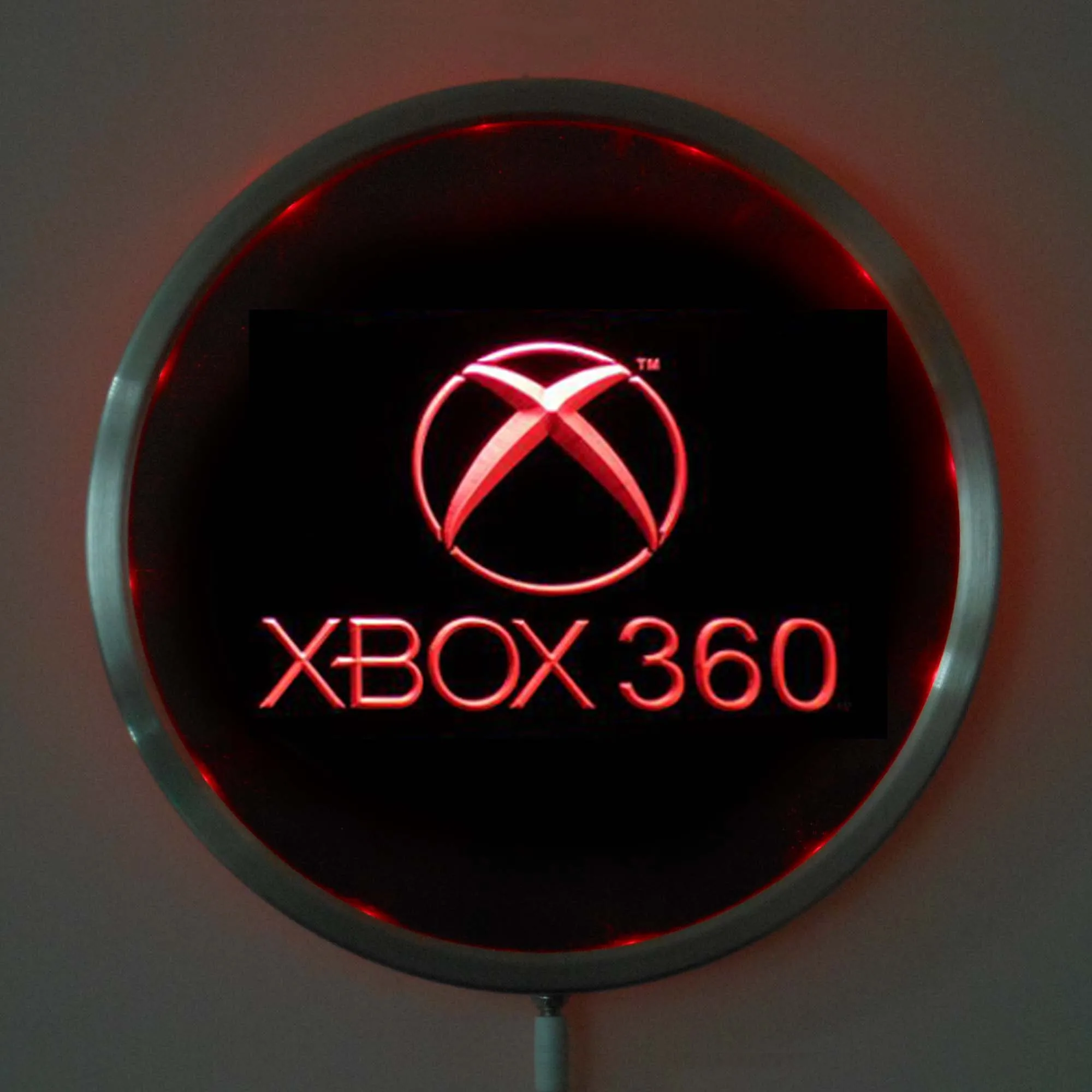 Xbox 360 Blue Logo: The Ultimate Neon Sign for Retro Gaming Enthusiasts, image size:2000x2000