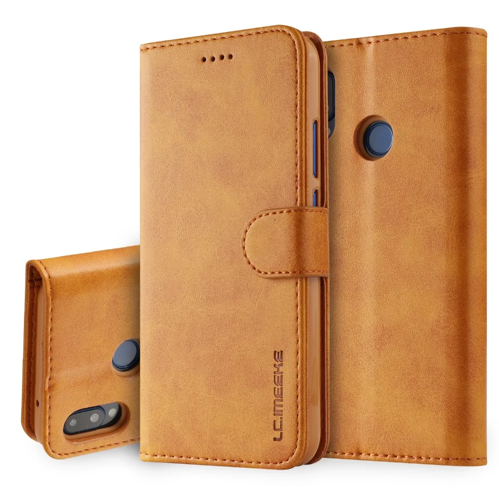 

Business Wallet Retro Flip Case for Xiaomi Redmi Note 5 Case Global Version 5.99" Redmi Note 5 Pro Card Slot Photo Frame Pouch