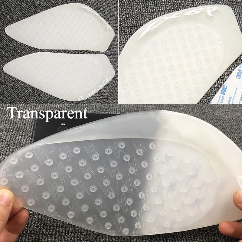 MTImport For Kawasaki ZX-6R ZX6R ZX 6R 2009- 2010 ZX6R Transparent Anti slip Fuel Tank Pads Side Gas Knee Grip Traction Pad