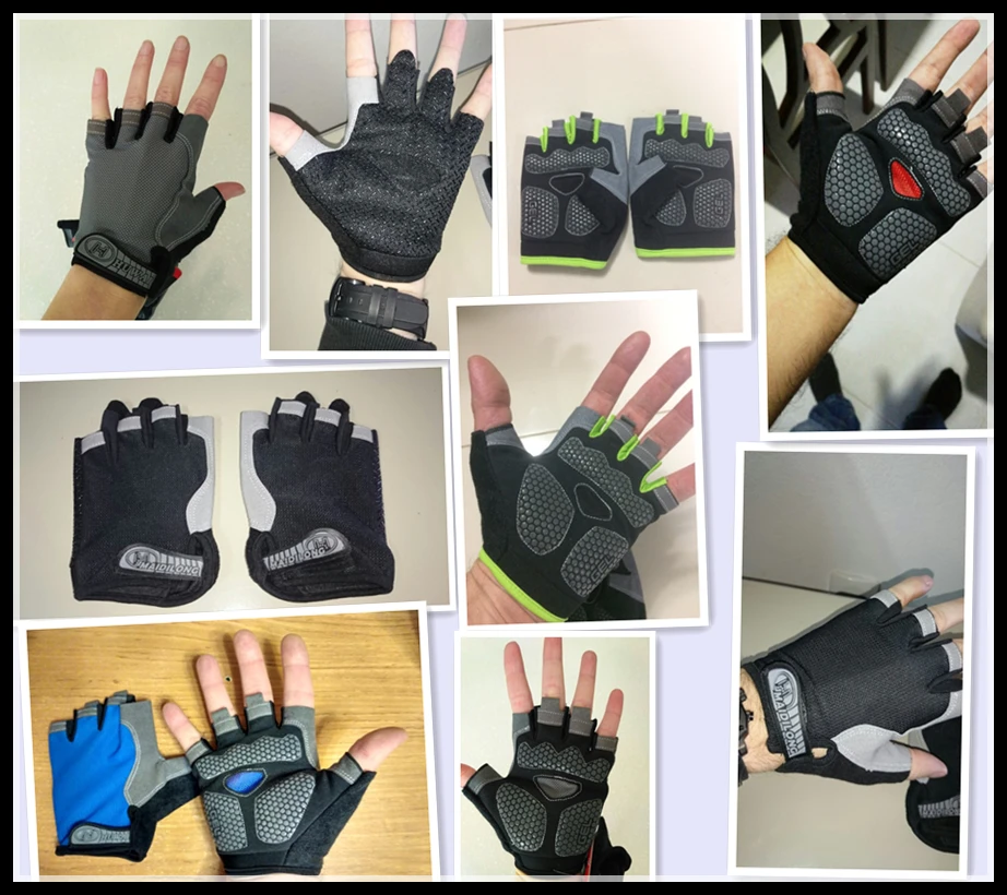 WARBLADE Нескользящие перчатки без пальцев для мужчин и женщин с гелевой подкладкой из лайкры перчатки Guantes Mujer