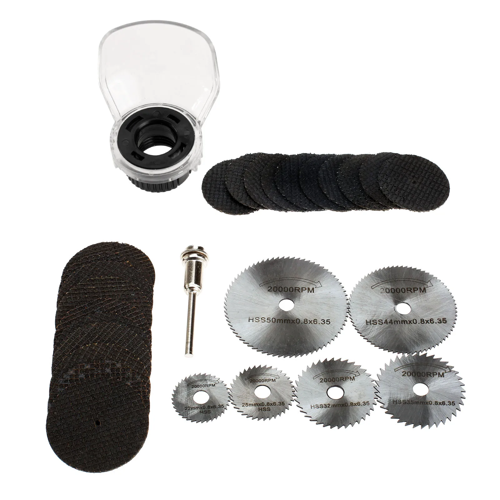 28Pcs Dremel Accessories Sets Wood Tool Resin Abrasive Discs+Saw Blade