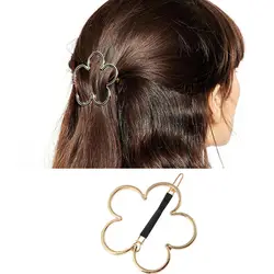 Ювелирные аксессуары и клипсы для волос для женщин модные женские большие ажурные сливовые заколки для волос G0614