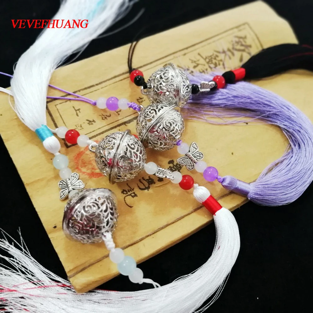 

VEVEFHUANG Wei Wuxian Clear heart bell Cosplay Grandmaster of Demonic Cultivation Cosplay Headwear props Mo Dao Zu Shi Halloween