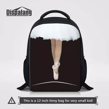 

Dispalang Kindergarten Toddler School Bag Ballet Girl Toe Shoes Prints Preschool Students Book Bags Small Backpack Kid's Gifts