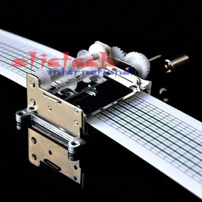 

by dhl or ems 10 sets Tune Tape Hand Crank Music Mechanical Musical Box Set with Hole Puncher 20 Note Paper Strips Song