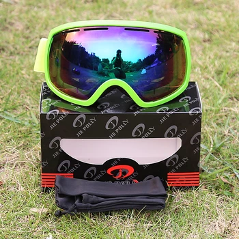

Best big spherical snow boarding ski googles double lens polarized winter sport eyewear