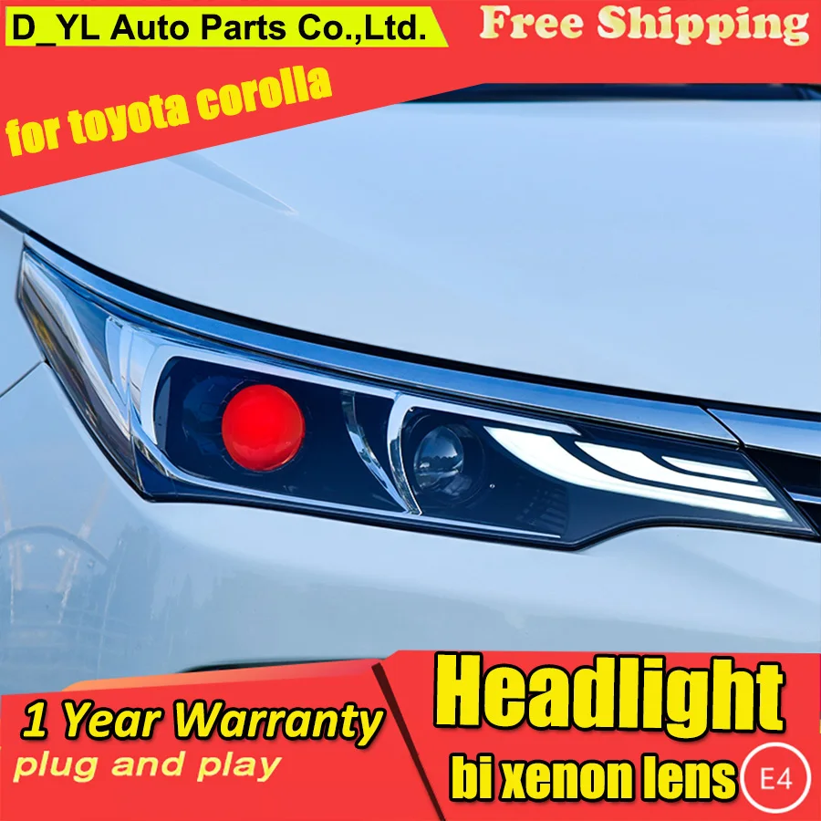 Car Styling For Toyota Corolla headlights 2017 2019 For Corolla LED