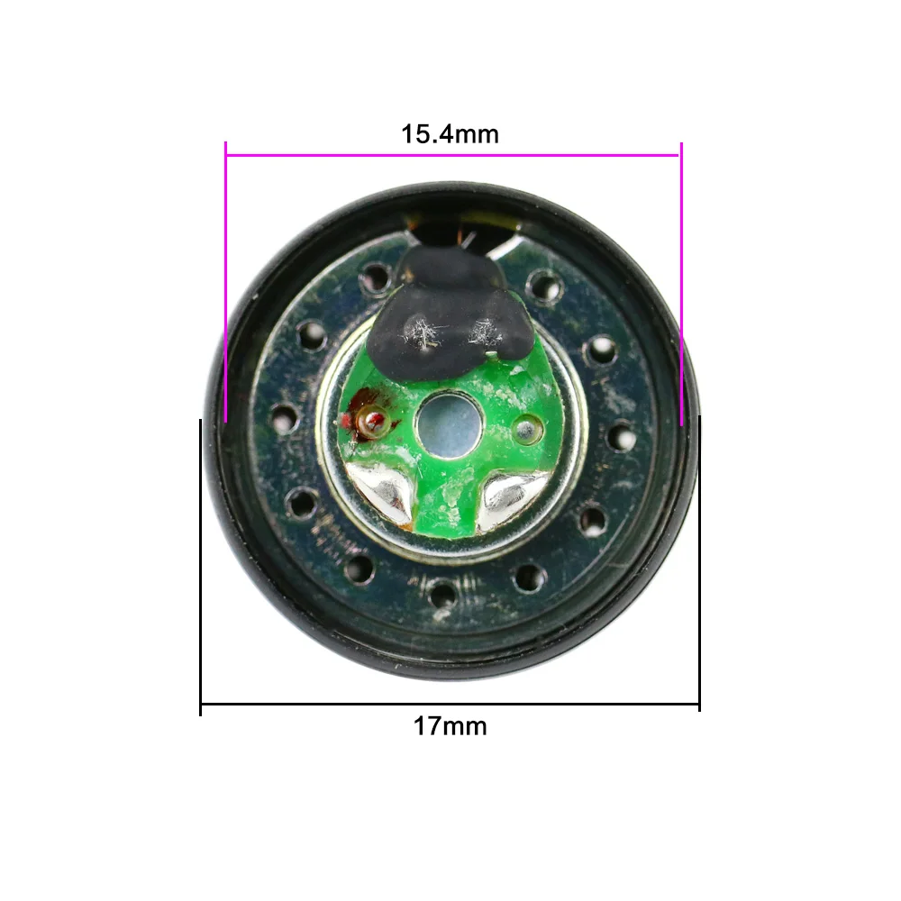 GHXAMP 10 шт. 15,4 мм динамик для наушников НЧ динамик Ремонт Запчасти для MX500 Наушники DIY
