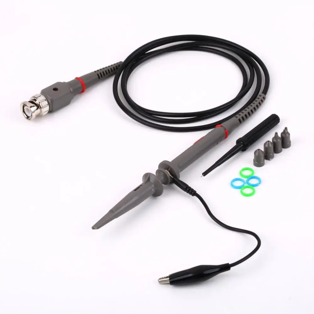 1 комплект P6060 осциллограф 100 МГц osciloscopio зонд DC 60Hz с зажимом|scope clip probe|scope clipp6100