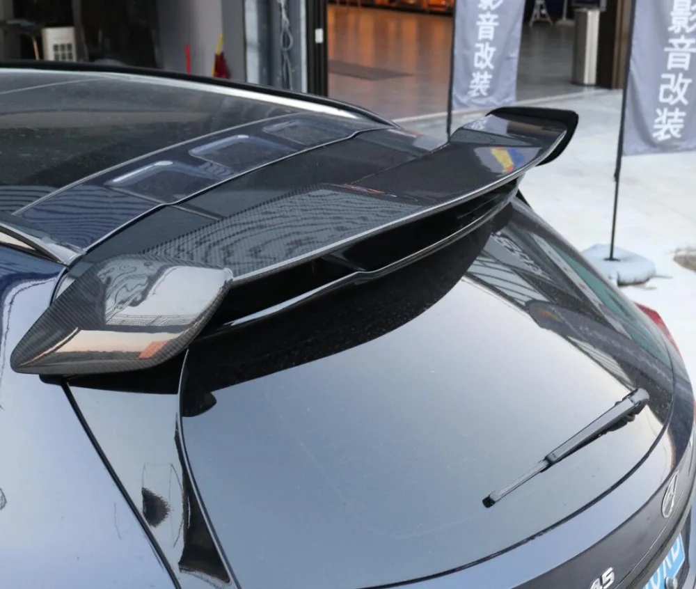 

JINGHANG Carbon Fiber Car Rear Wing Trunk Lip Spoilers Fits For Benz W156 X156 GLA45 GLA-CLASS GLA180 GLA200 GLA220 2014-2017