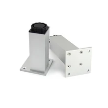 4 шт./лот 38*38 мм квадратная алюминиевая мебель регулируемый шкаф диван стул ножки