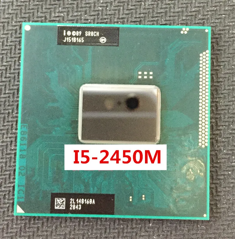 Оптовая продажа для Intel Original процессор I5-2450M Процессор SR0CH I5 2450 м SROCH 2,5 г/3 м HM65 HM67 100% Тесты ok