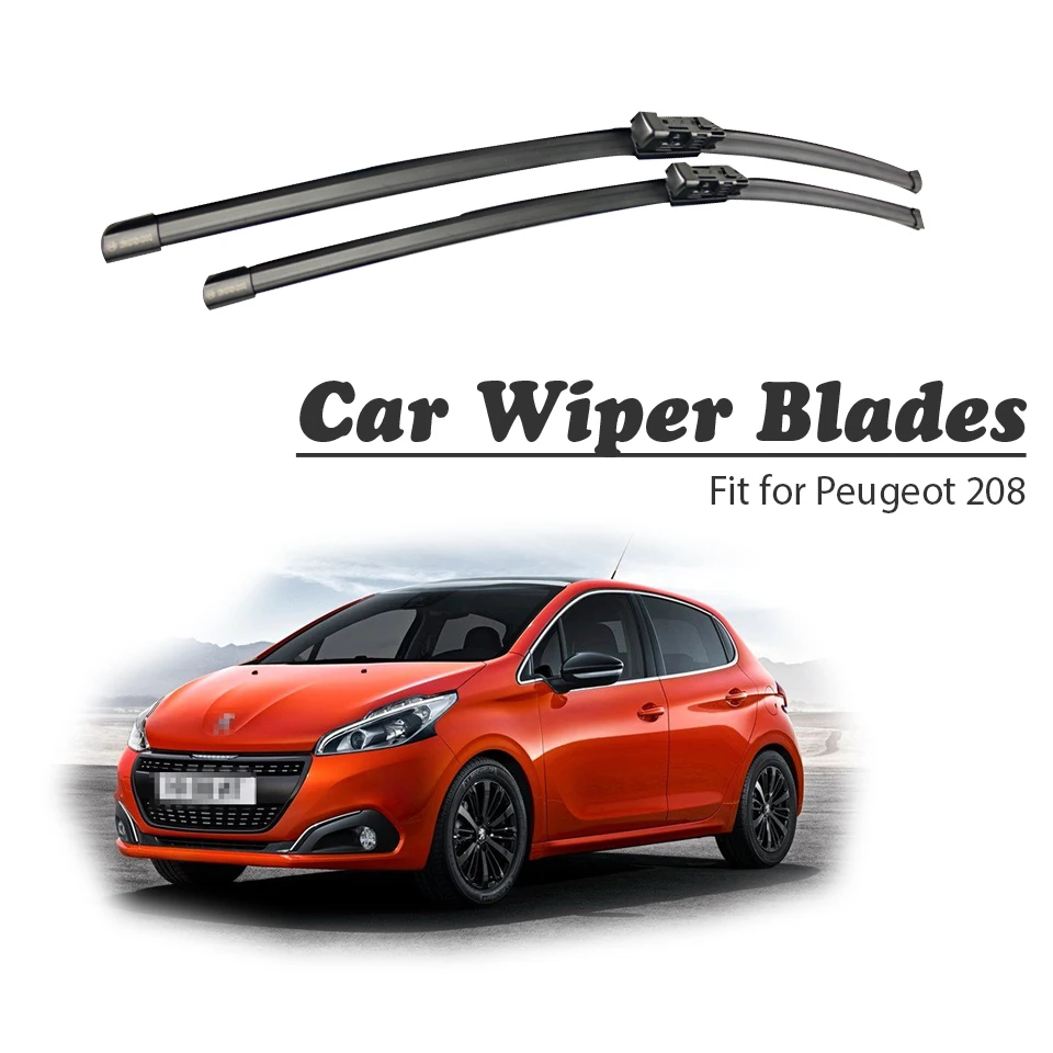 BOOMBLOCK 2 шт Высокое качество дворники лобового стекла лопасти для peugeot 208 2012 2013 аксессуары