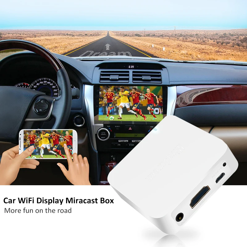 

New X7 Car Wireless WIFI Mirror link Box HDMI Dongle For iOS Android Phone Audio Video Miracast DLNA Screen Mirroring to Car