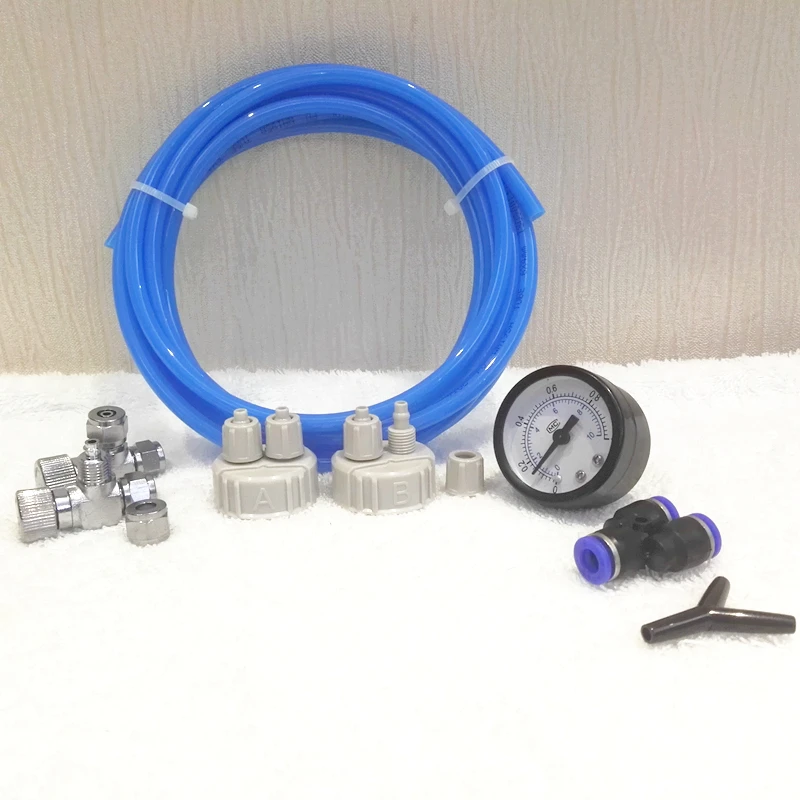

aquarium co2 diy dual output generator bottle cap gauge ragulator tubing kit co2 system