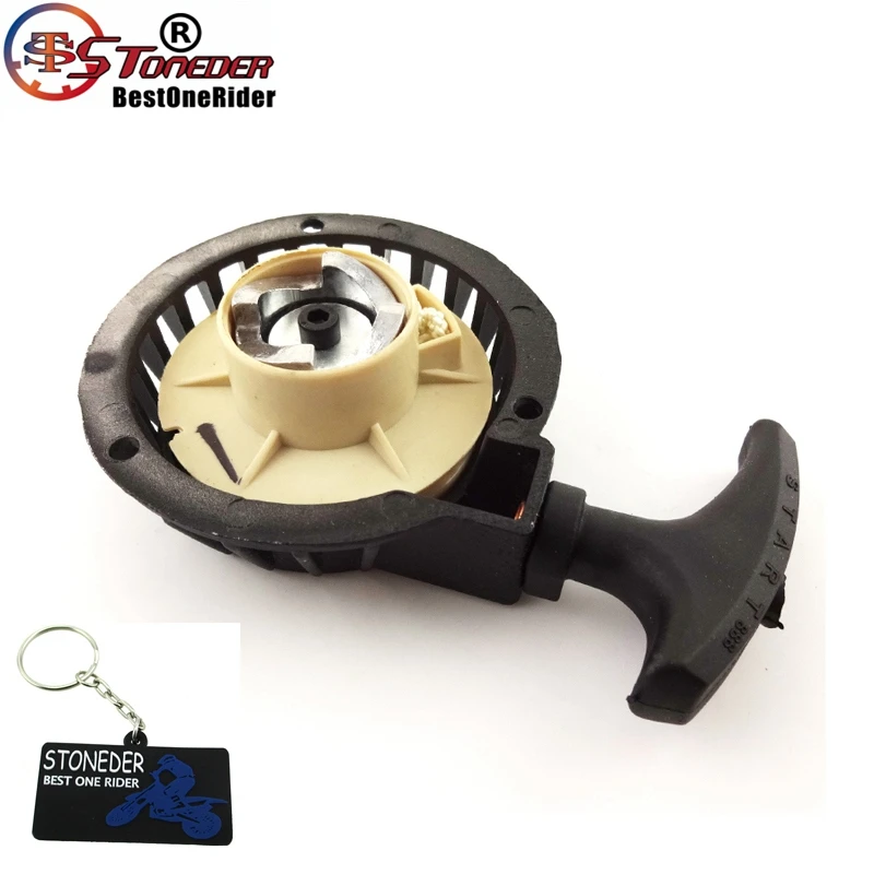 

STONEDER Aluminum Pull Start Recoil Starter Part For Pocket Bike Mini Moto Dirt Kids ATV Quad Minimoto 2 Stroke 47cc 49cc Engine