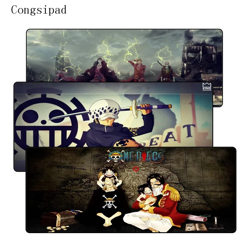 Congsipad One Piece Notbook Computer Mousepad Overlock Edge Big Gaming Padmouse Gamer to Laptop Mou