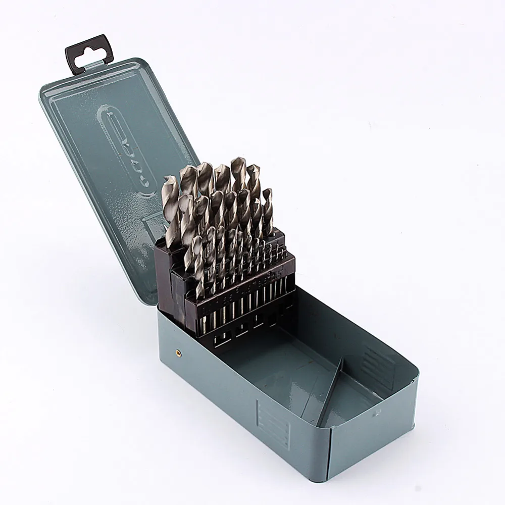 

25Piece/set HSS Drill Bit Set 1mm - 13mm High Quality Power Tools