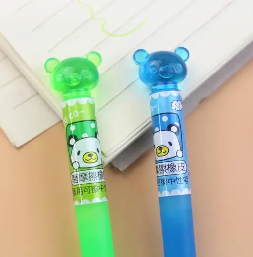 1 шт. Горячее предложение креативная Корейская Канцелярия медведь стильный ластик для стираемую ручка резиновая ластик школьные