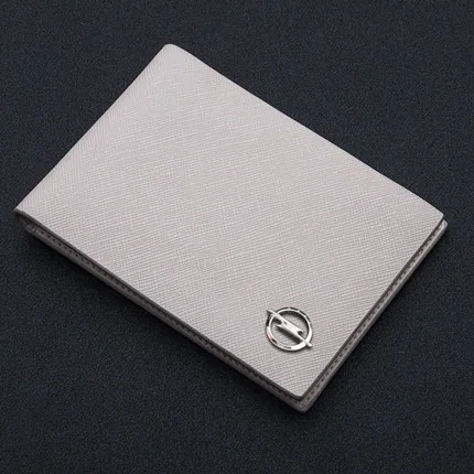 Ультратонкая автомобильная сумка для водительских прав из искусственной кожи на обложке для документов для вождения автомобиля ID держатель для карт кошелек чехол для автомобиля Opel - Color Name: Light gray