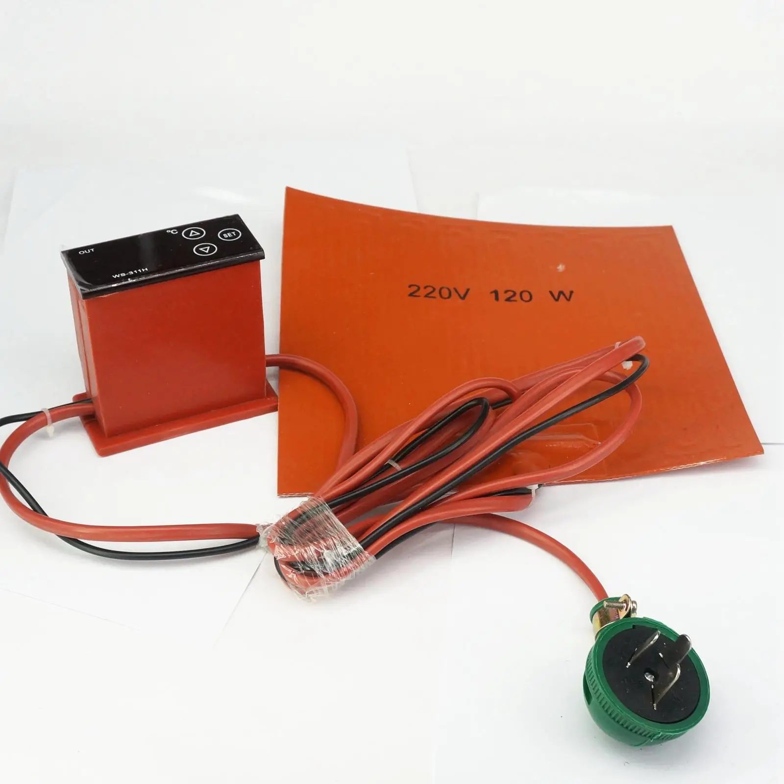 200x200mm 120W 220V Silicon heater LCD Screen Separator with Digital thermostat