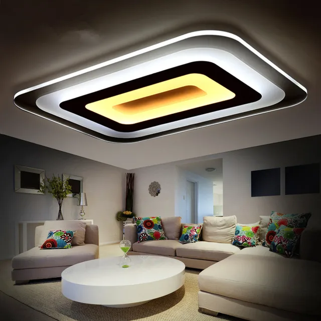 Moderno led luci di soffitto per illuminazione di interni plafon led ... Illuminazione led per interni